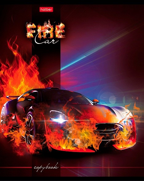 Тетрадь 48 л. клетка Hatber АвтоСтихии