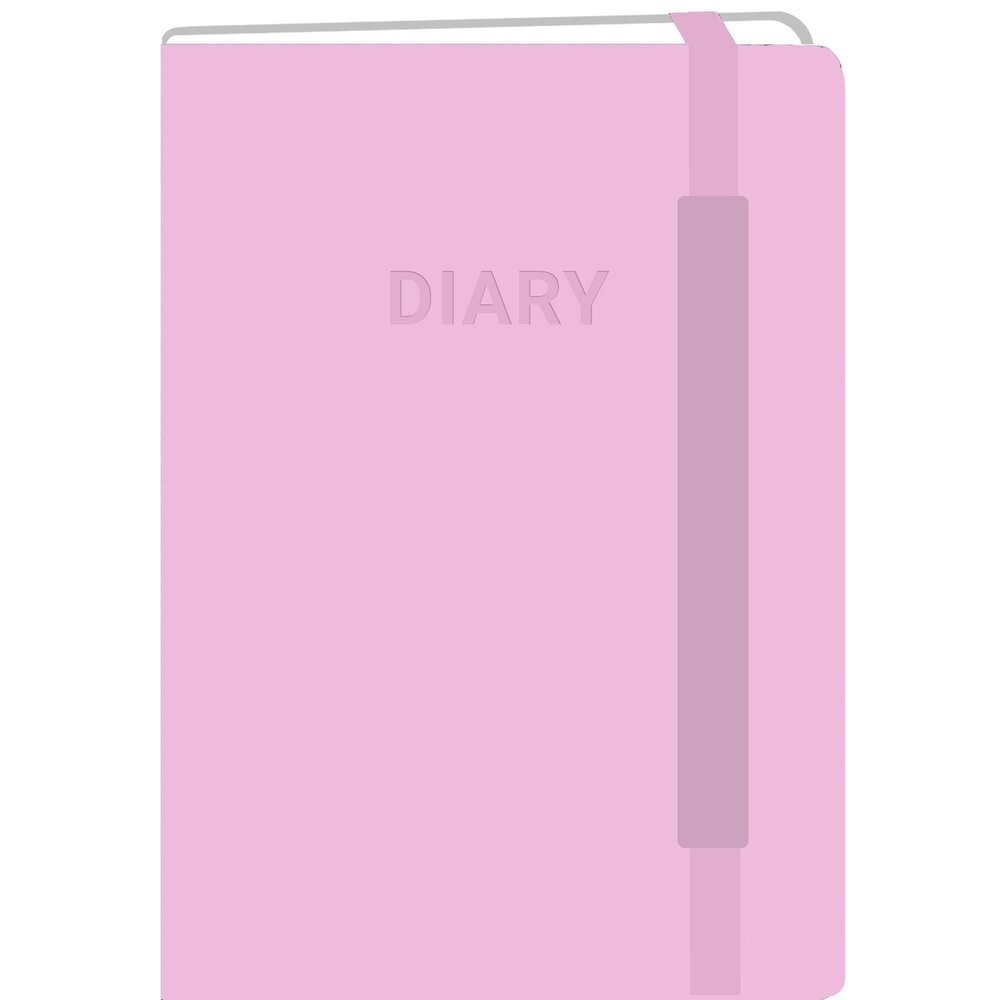 Ежедневник А5, 128л. Эксмо Blank Помадный, иск. ко