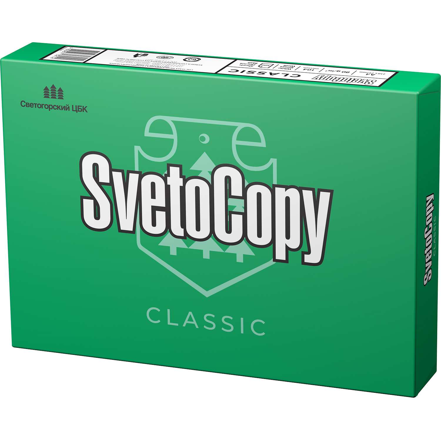 Бумага Sveto Copy A4 500л.80г 96%  1/5