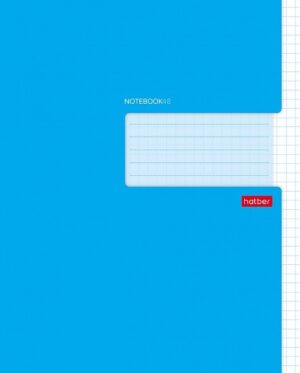 Тетрадь 48 л. клетка Hatber Синяя