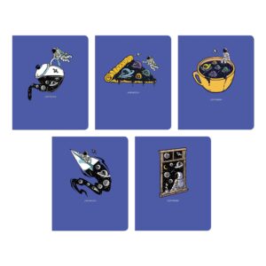 Тетрадь 48 л. клетка Канц-Эксмо Total Blue Cosmic