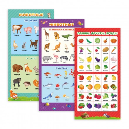 Сборник обучающих плакатов Мои первые плакаты 29х2