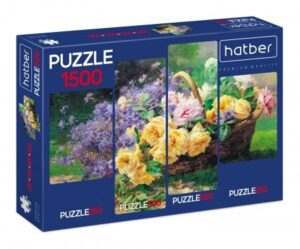 ПАЗЛЫ 250+500+500+250 эл. А2 Корзина цветов 4 в1