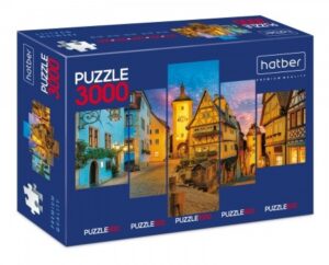 ПАЗЛЫ 500+500+1000+500+500 эл. Уголок Европы 5 в1