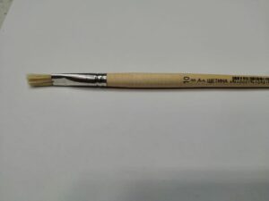 Кисть щетина КХЖП №10 плоская