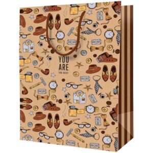 Пакет подарочный бумажный 18х23см  ArtSpace крафт