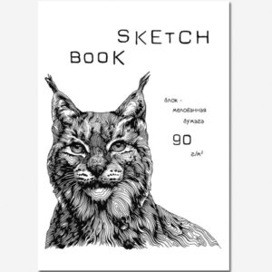 Скетчбук А5  40л Полином Sketchbook Silk 90г/м2