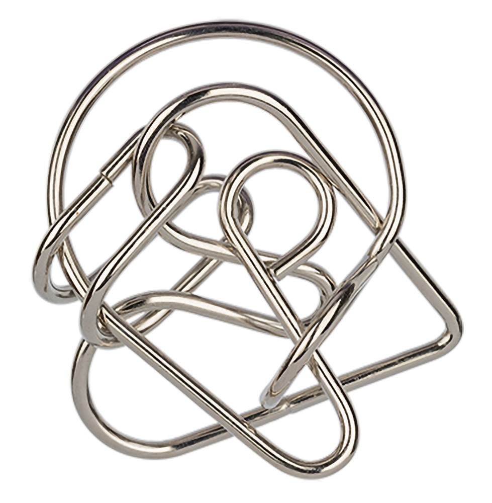 Головоломка металлическая DELFBRICK Сердце 3 элеме