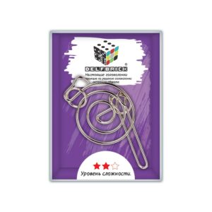 Головоломка металлическая DELFBRICK Спираль 4 элем