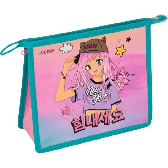 Папка для тетрадей на молнии А5 deVENTE Manga Girl