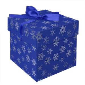 Коробка подарочная складная MESHU Snowflakes (15х1
