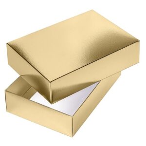 Коробка складная Hatber METALLIC Золото 25х18х6,5с