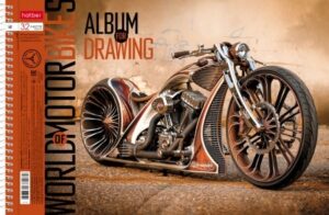 Альбом для рисования 32л. Hatber Мото, спираль