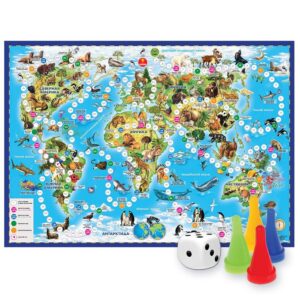 Игра настольная  Животный мир Земли ГЕОДОМ