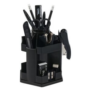 Набор офисный СТАММ MaxiDesk 14 предметов, черный,