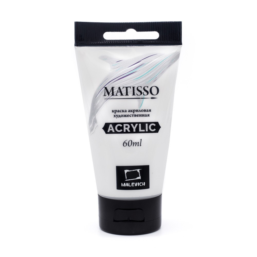 Краска акриловая худож. Малевичъ Matisso белила ти