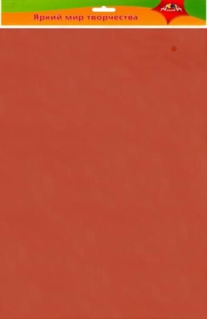 Фоамиран цветной 50х70см 0,7мм АппликА Красный