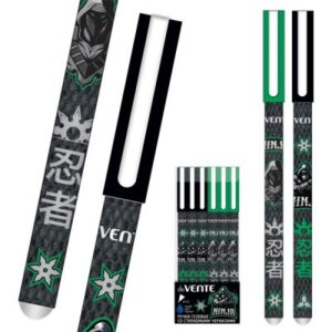 Ручка гелевая deVENTE Ninja Warrior стираемая синя