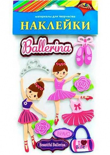 Наклейки из EVA Балерины (Апплика)