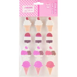 Наклейки из фоамирана deVENTE Glitter Ice cream