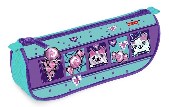 Пенал мягкий на молнии Hatber 200х95мм Сладкий мик