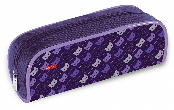 Пенал мягкий на молнии Hatber 210х80мм Разгадай ме