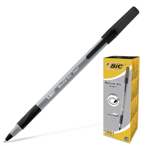 Ручка шар. BIC Round Stic Exact 0,7мм,черная