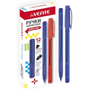 Ручка шар. deVENTE Triolino Translucent 0,7мм,синя