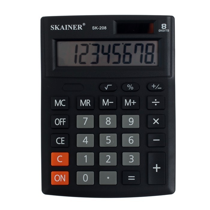 Калькулятор SKAINER  8-разр. 103х137х31мм