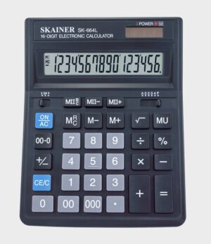 Калькулятор SKAINER 16-разр. 157х200х32мм