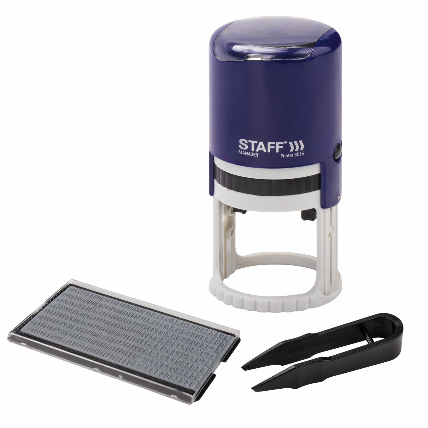 Печать автоматическая самонаборная 1,5круга, d 40м