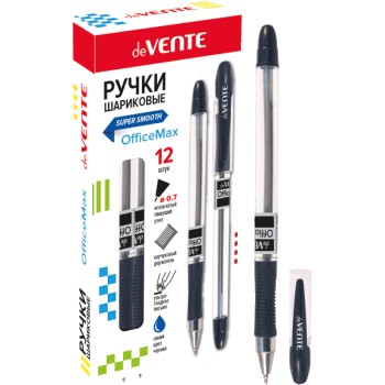 Ручка шариковая deVENTE OfficeMax синяя 0.7мм