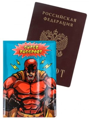 Обложка для паспорта MILAND Superhero RED ПВХ