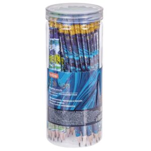 Карандаш чернографитный Hatber Solution НВ, с/л