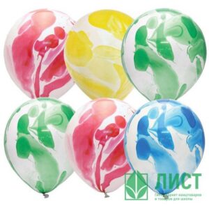 Шары воздушные Многоцветный 12" шёлк