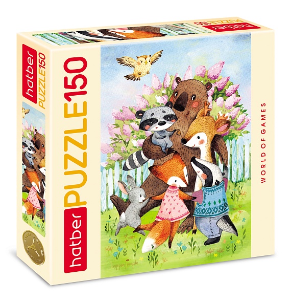 ПАЗЛЫ 150 эл. Жила-была лисичка 220х330мм