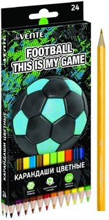 Карандаши цветные deVENTE Football 24 цв.