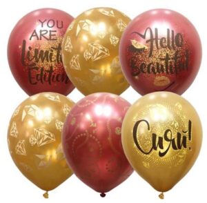 Шары воздушные Сияй 12" хром+металлик