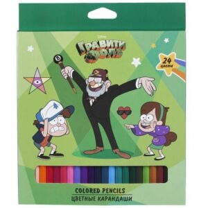 Карандаши цветные Hatber ECO Гравити Фолз 24цв.