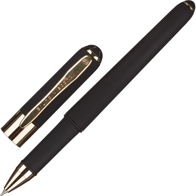 Ручка шариковая BRUNO VISCONTI Monaco, черный корпус, синяя 0,5мм