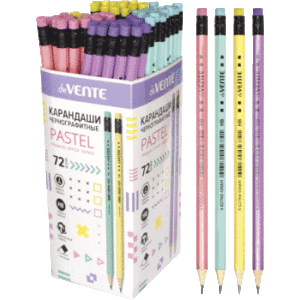 Карандаш чернографитный deVENTE Pastel НВ с/л