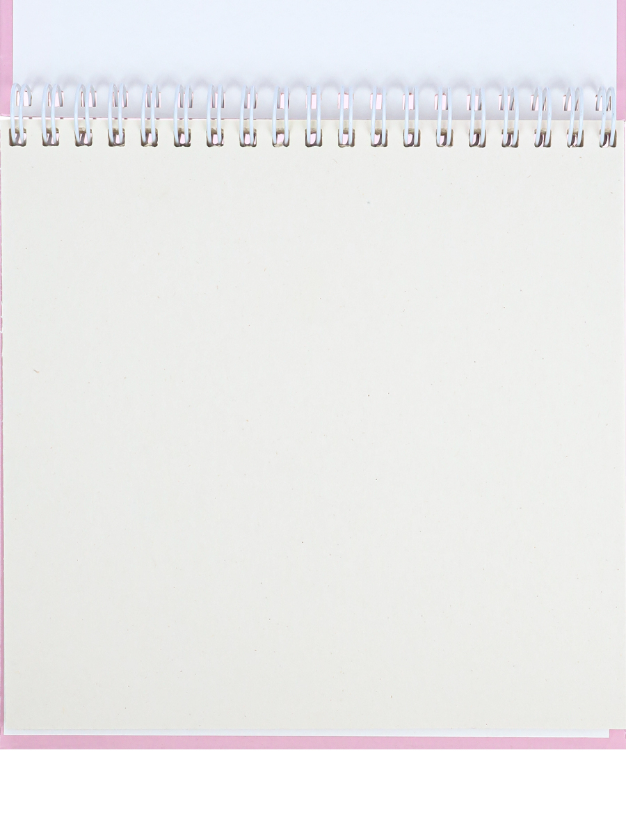 Скетчбук 165х165мм 40л Кот в капюшоне, айвори, на гребне 100г/м2