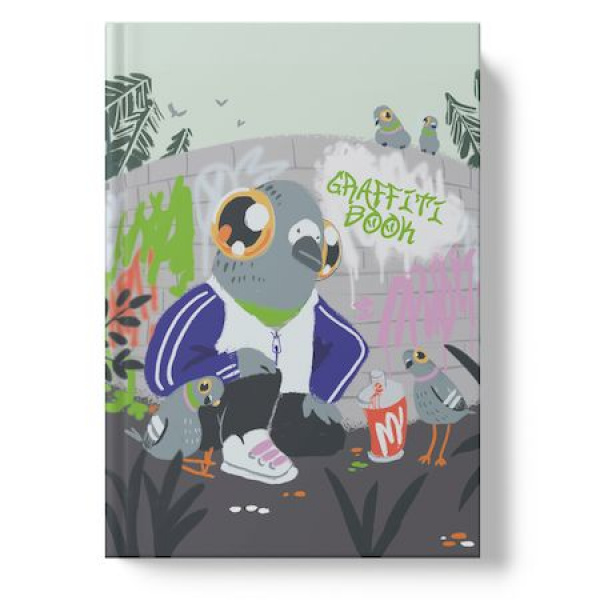 Блокнот творческий А5 64л. Эксмо Graffiti book На стиле