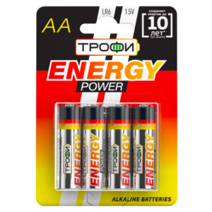 Батарея ТРОФИ LR06 ENERGY POWER Alkaline (пальчиковая)
