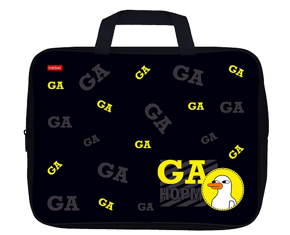 Папка с ручками Hatber Га-га-га, текстиль
