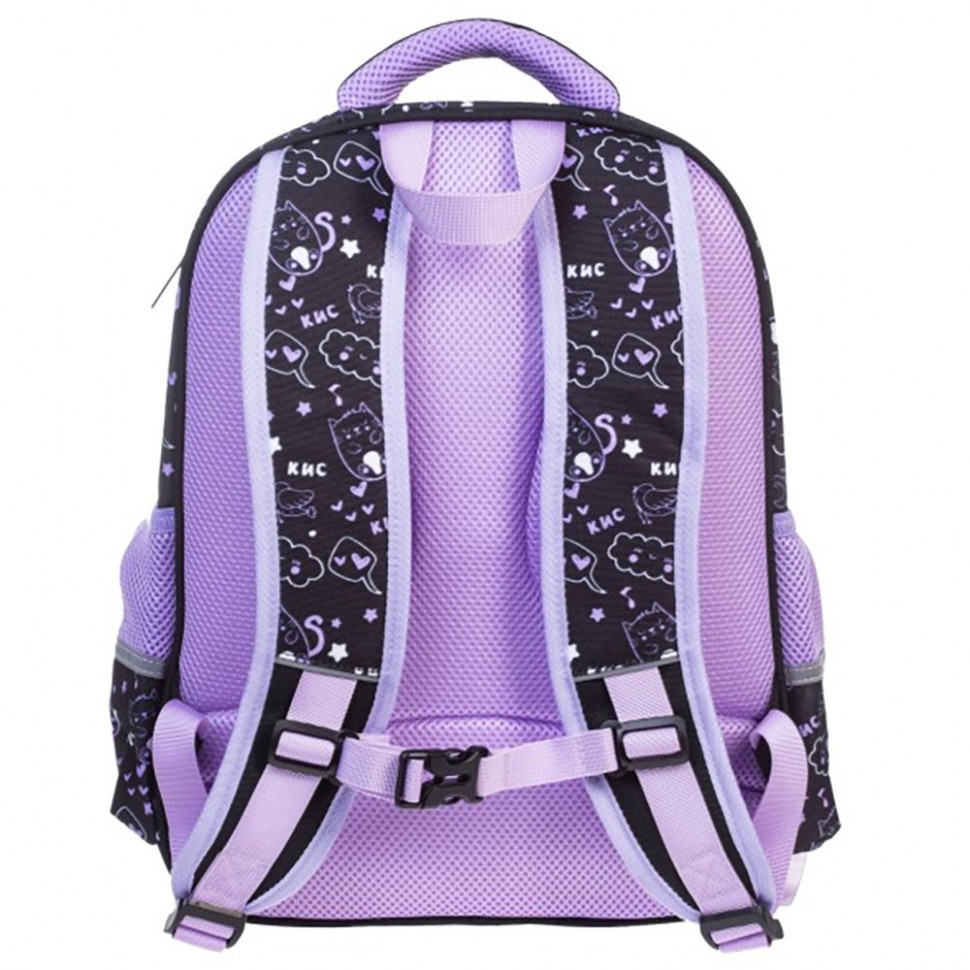 Рюкзак Hatber LIGHT Звездный котик 38х29см