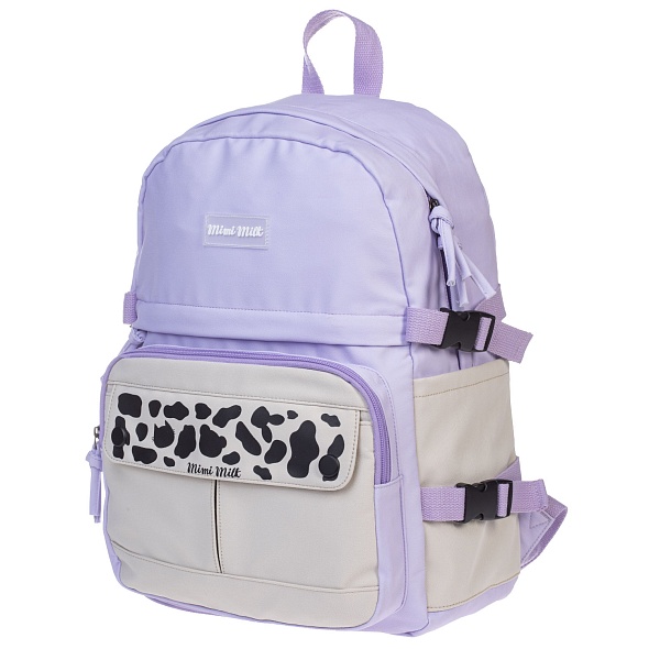 Рюкзак Hatber Mimimilk Bear сиреневый 41,5х30см