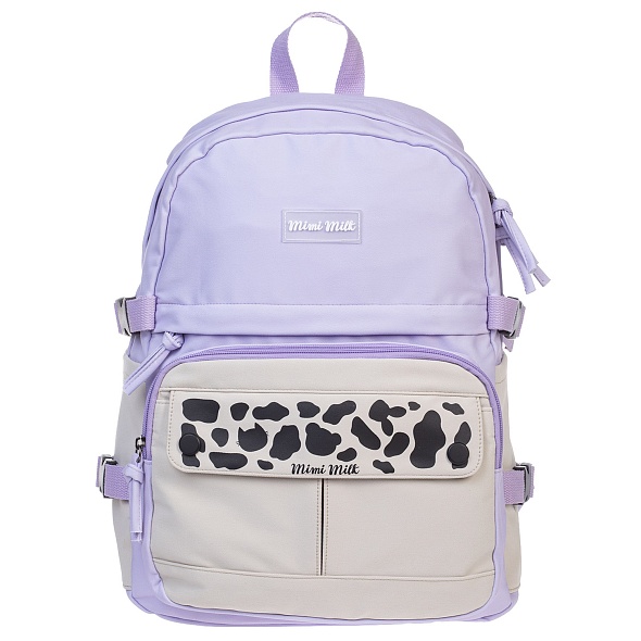 Рюкзак Hatber Mimimilk Bear сиреневый 41,5х30см