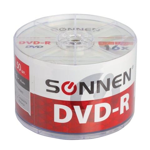 DVD-R SONNEN 4,7 Gb, 16х