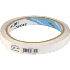 Скотч 12мм х10м двусторонний полипропиленовая основа